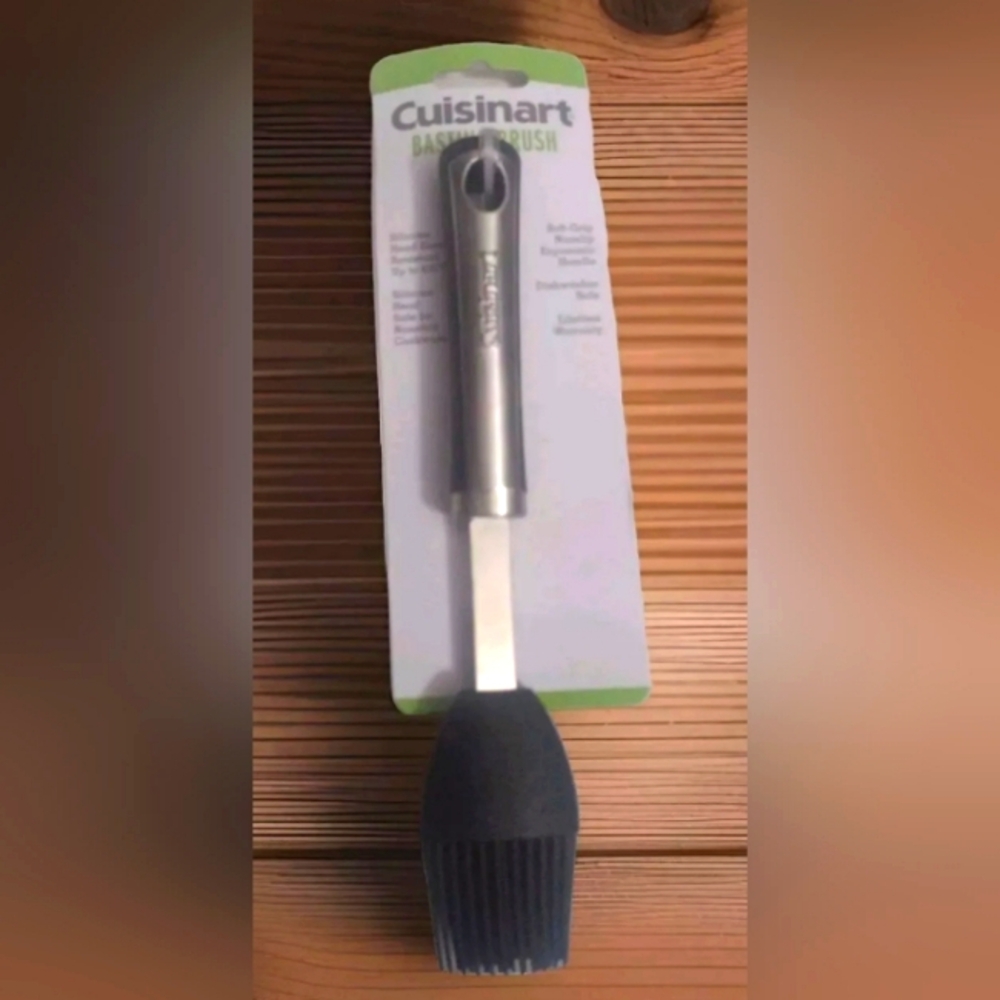 New Cuisinart Basting Brush for Non-stick Cookware Heat Resistant Silicone